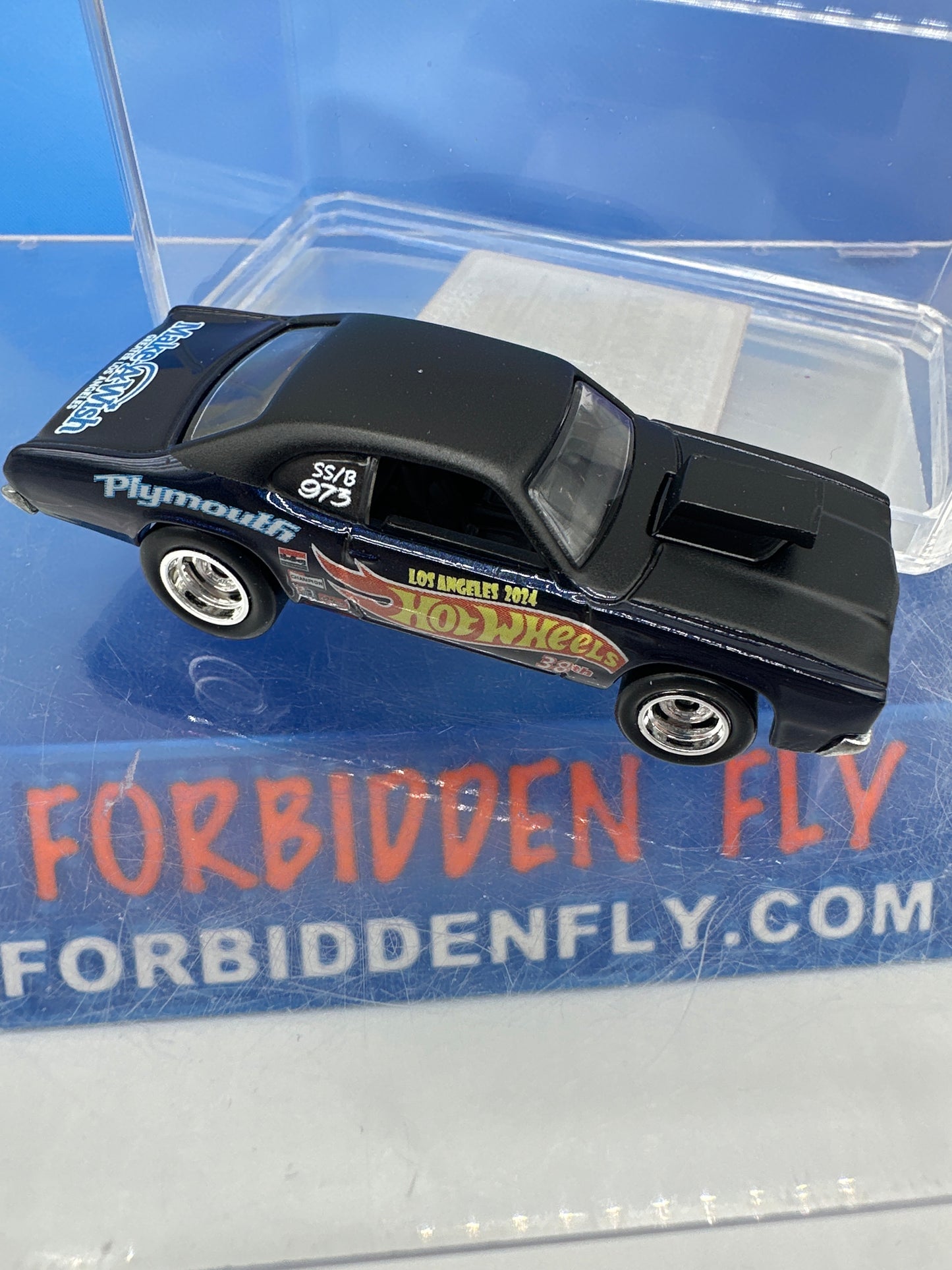 Hot Wheels 38th Annual Collector’s Convention Exclusive - 2024 Los Angeles, CA Charity Car - Blue/Black Plymouth Duster Thruster