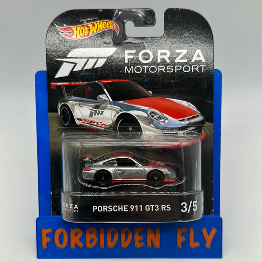 Hot Wheels 2017 Retro Entertainment Premium Single - Forza Motorsport #3/5 - Porsche 911 GT3 RS (Movie Reel Packaging)