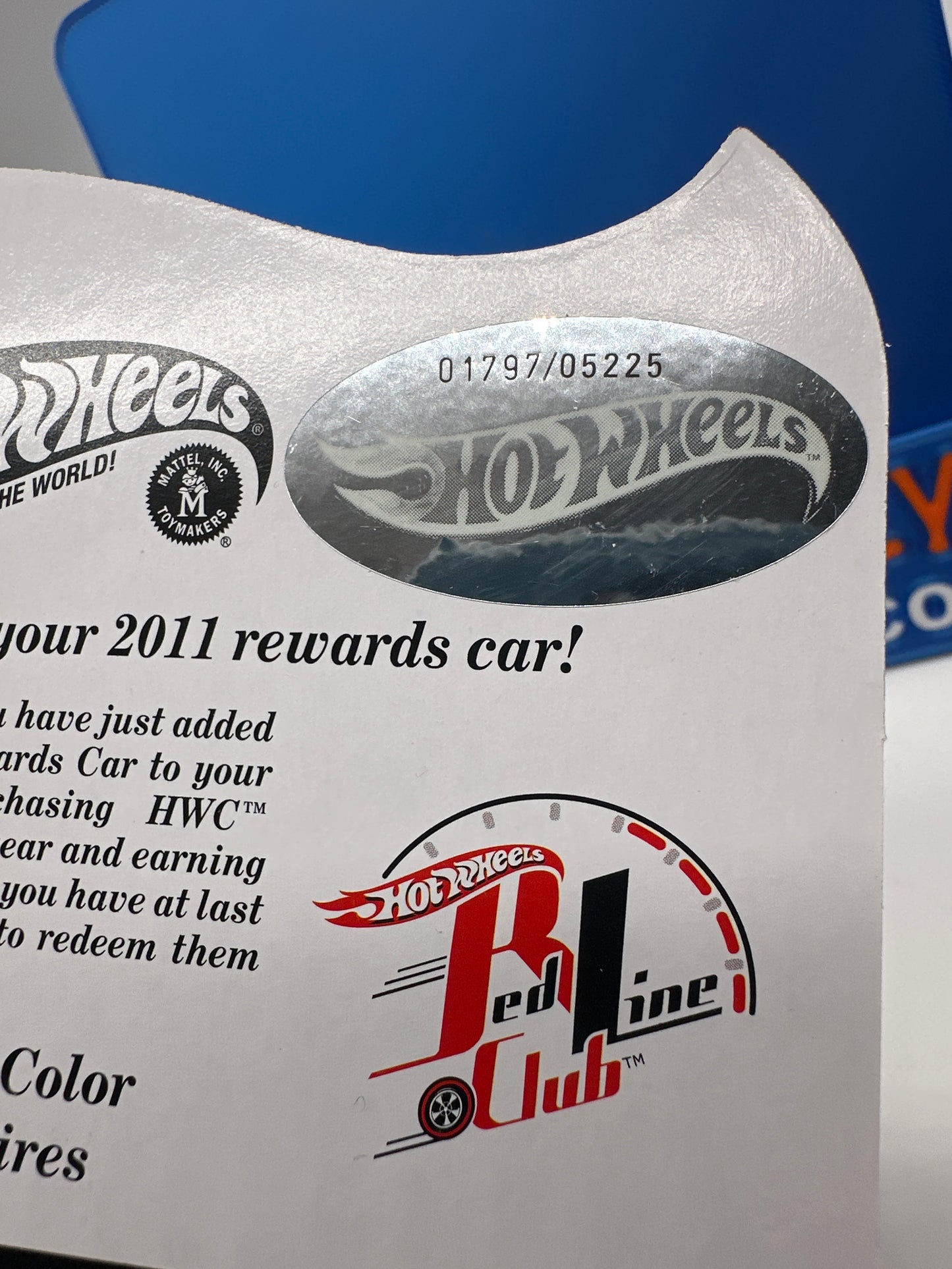 Hot Wheels RLC Red Line Club - 2011 Rewards Car Release - Heavy Chevy - Blue