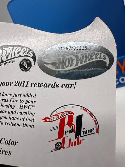 Hot Wheels RLC Red Line Club - 2011 Rewards Car Release - Heavy Chevy - Blue