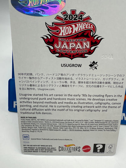 Hot Wheels - 2024 Japan Convention Exclusive - Right Facing ‘83 Silverado USUGROW w/ Sticker