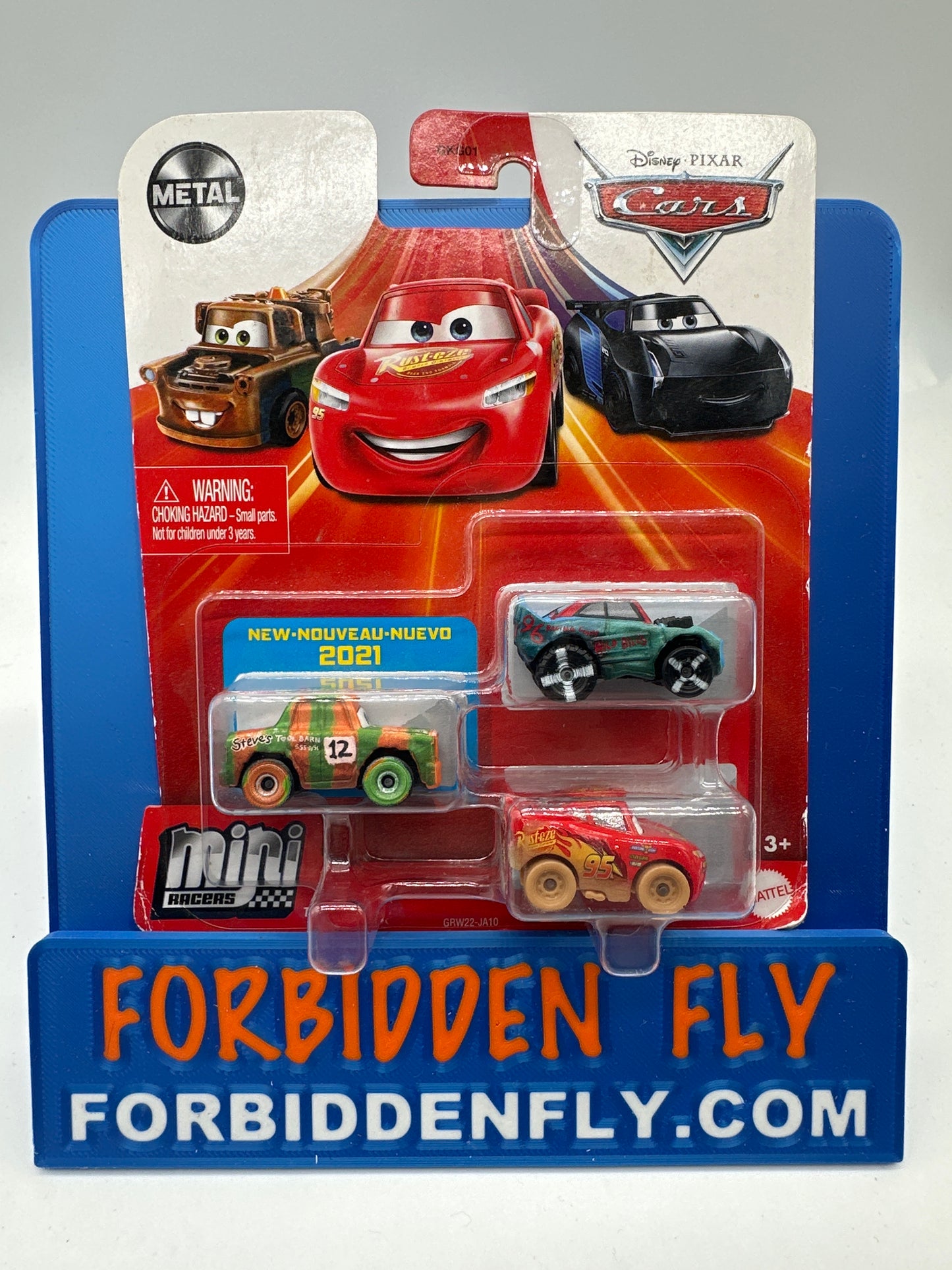 Disney Pixar Cars Movie - Metal Mini Racers 3 Pack - 2021 Thunder Hollow