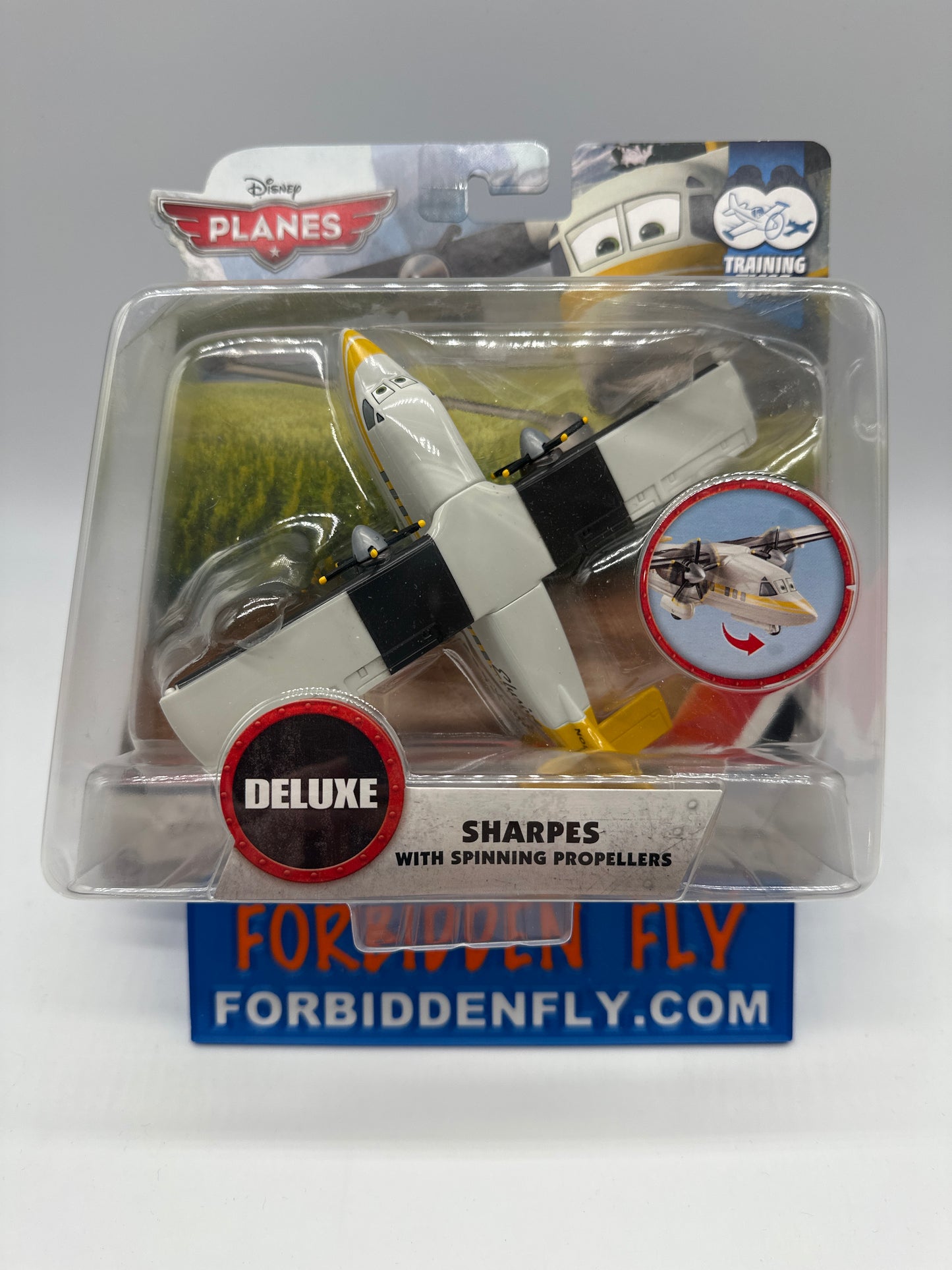 Disney Pixar Planes Movie - Training Time Series - Deluxe Size Sharpes with Spinning Propellers