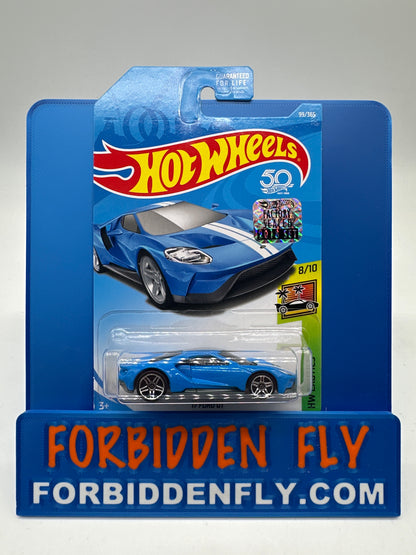 Hot Wheels Mainline - Factory Stickered 2018 - ‘17 Ford GT - Lot Of 2