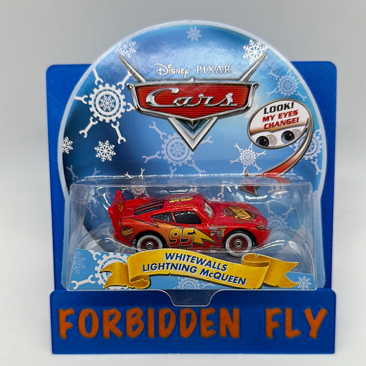Disney Pixar Cars - Holiday Series - Whitewalls Eye Changing Lightning McQueen