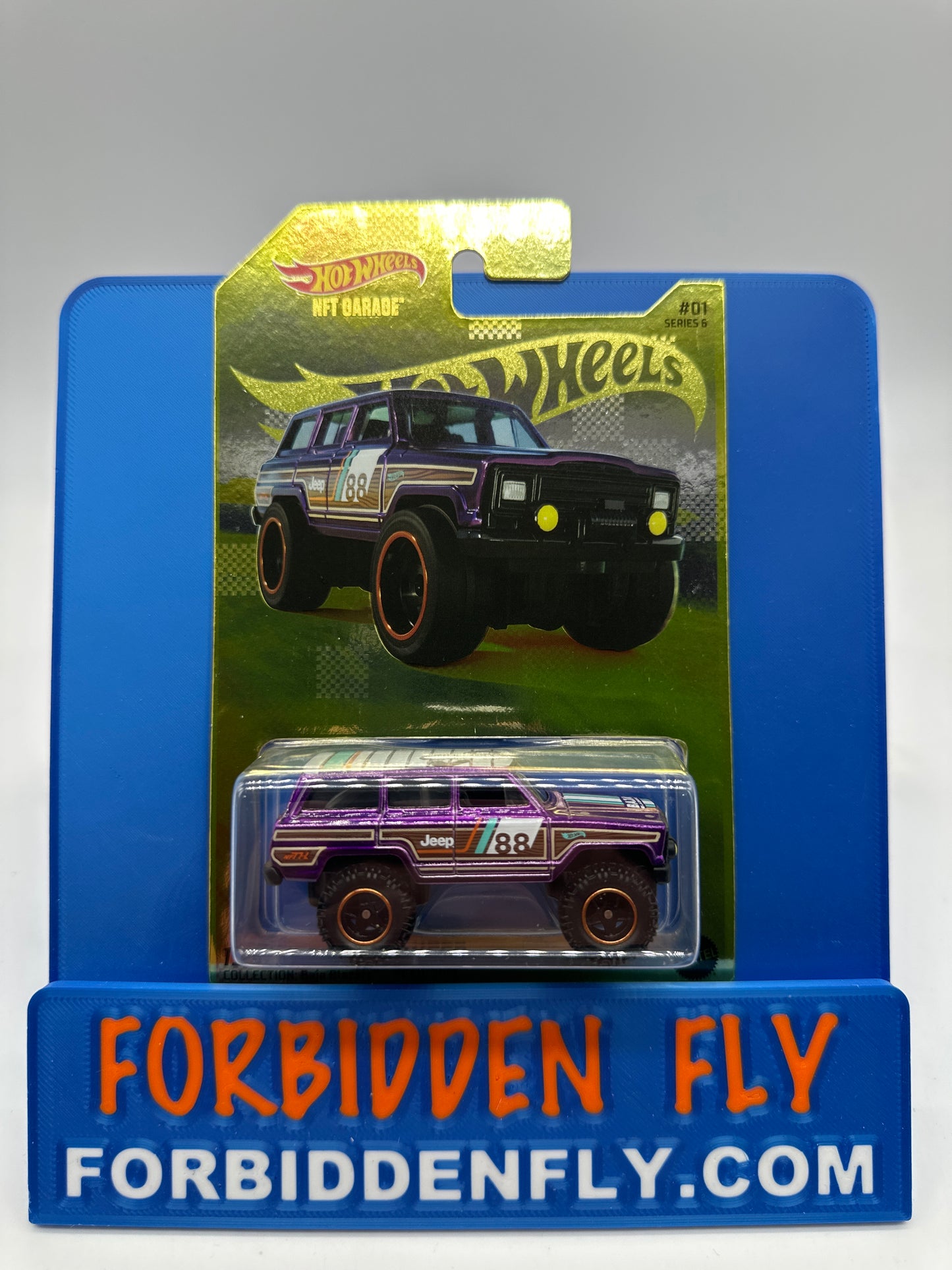 Hot Wheels NFT Series 6 - Baja Blazers - 1988 Jeep Wagoneer - NFTH