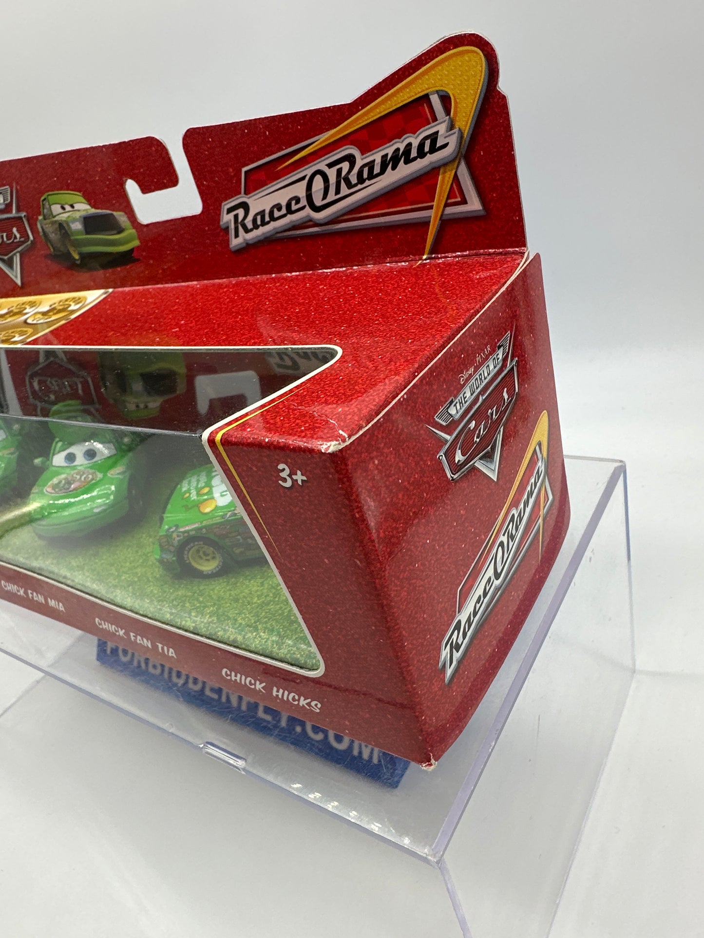 Disney Pixar Cars Movie - Race O Rama Series - Chick Fan Mia & Tia w/ Chick Hicks 3 Car Gift Pack Set