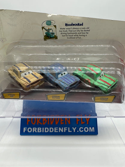 Disney Pixar Cars Movie - Story Tellers Collection Series - The Cousins 3 Pack - Jud, Buford & Cletus