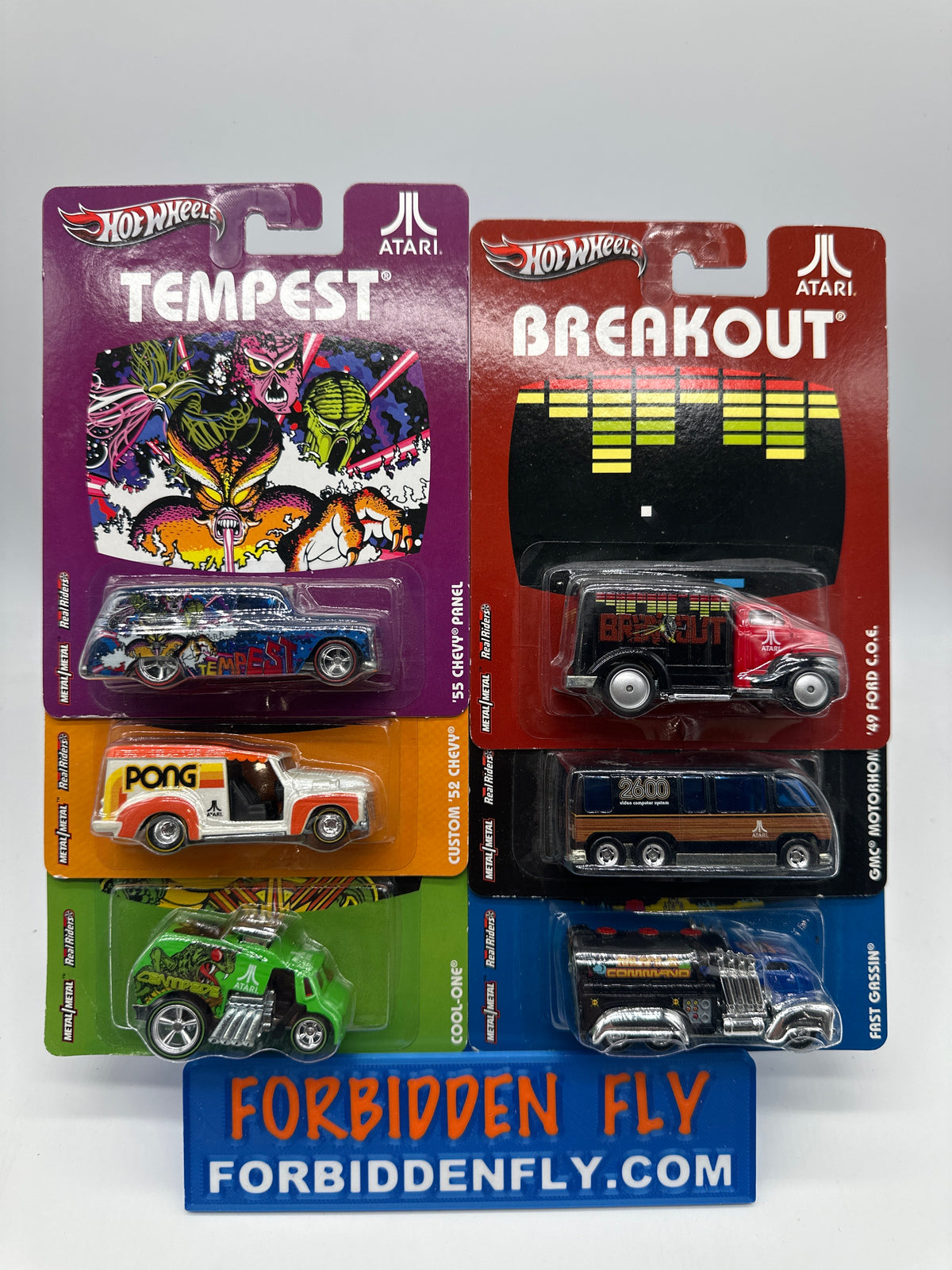 Hot Wheels Premium - Pop Culture 2012 Atari Series - Set of 6