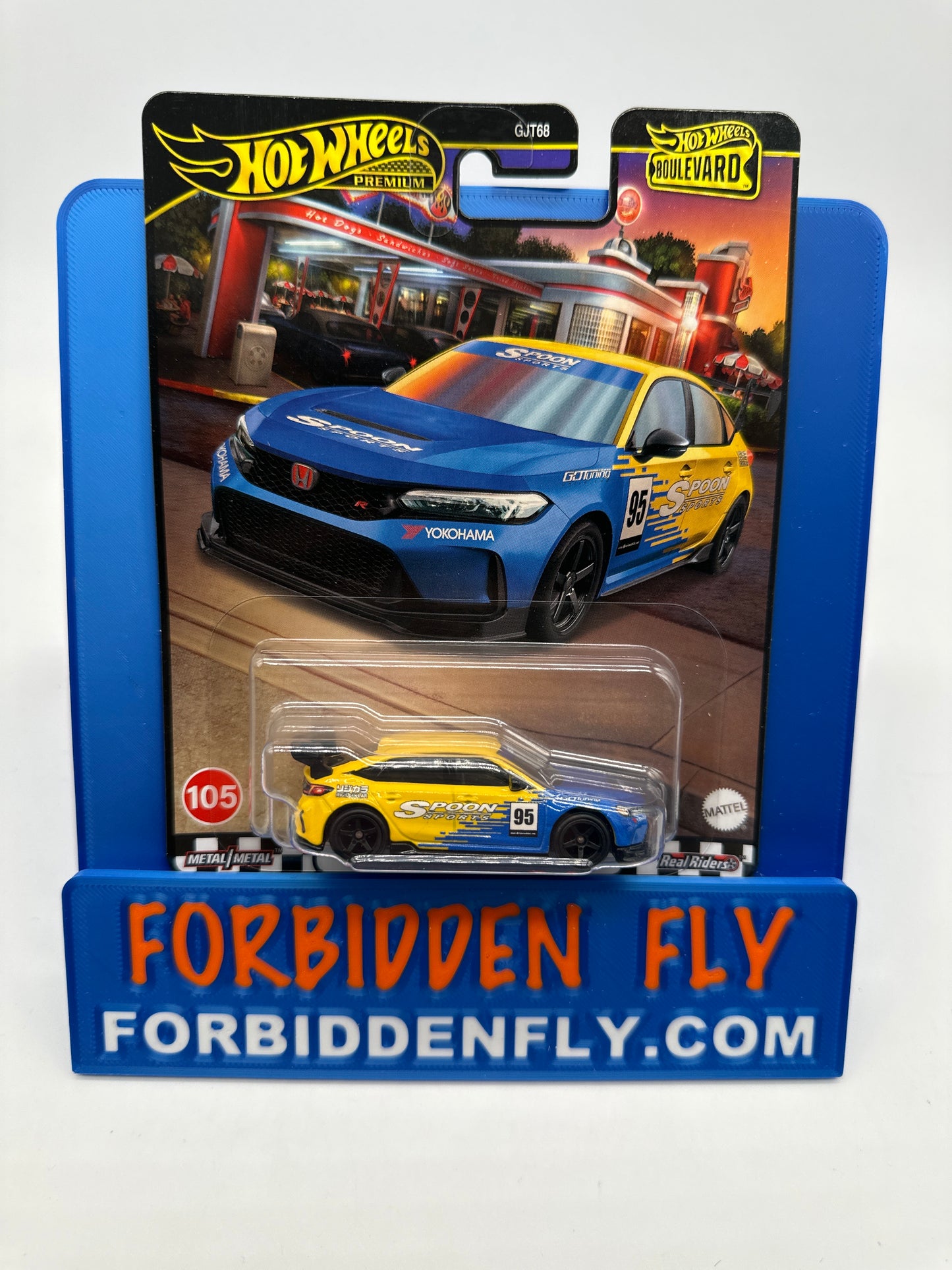Hot Wheels Boulevard - #105 - ‘24 Honda Civic Type-R - Single Car