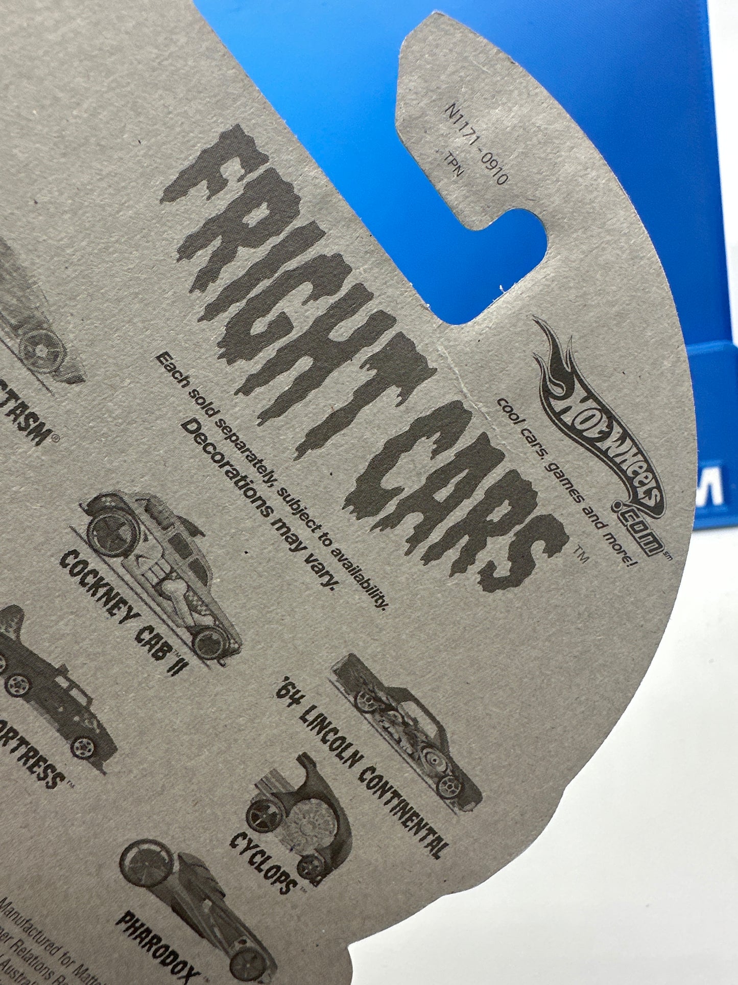 Hot Wheels - 2008 Halloween Fright Car Series - Complete Set of 8