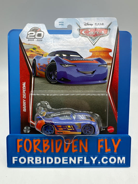 Disney Pixar Cars Movie - 20 Year Anniversary Release - Barry Depedal (Next Gen Racer #64 RPM)