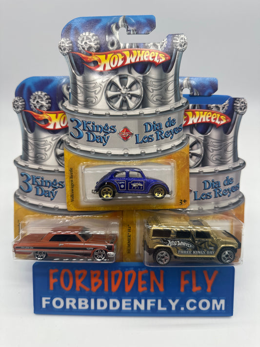 Hot Wheels - Walmart Exclusive 2010 Hot Wheels 3 Kings Day Series - Complete Set of 3