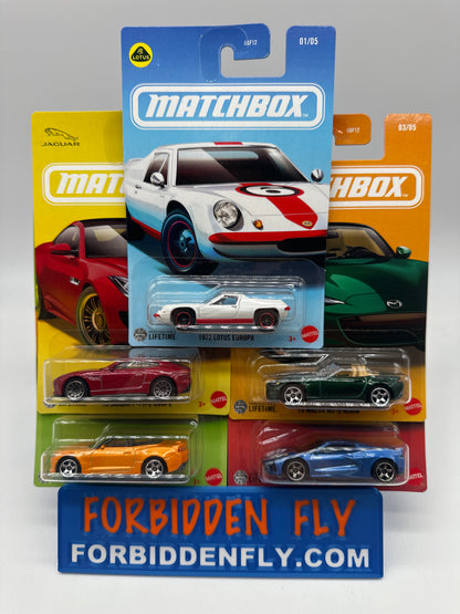 Matchbox Mainline - Walmart Exclusive 2025 Sports Car Set - Complete Set of 5