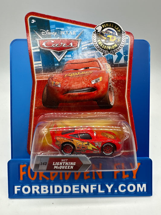 Disney Pixar Cars Movie - Final Lap Collection Series - Wet Lightning McQueen