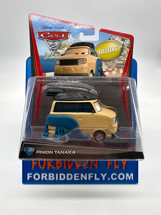 Disney Pixar Cars Movie - Cars 2 Card Series - Deluxe Pinion Tanaka