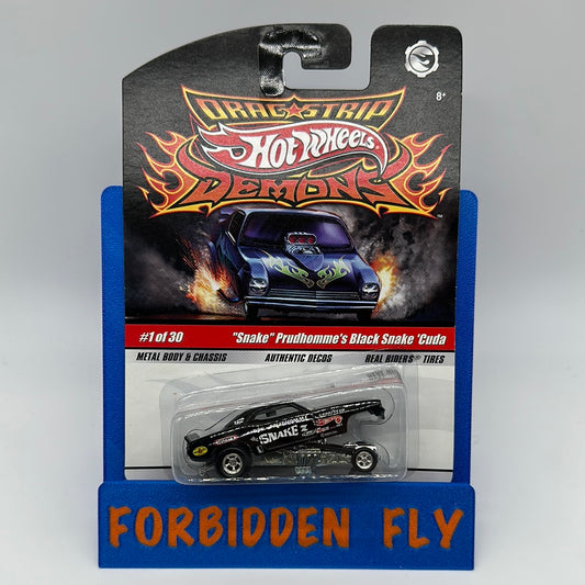 Hot Wheels Vintage Drag Strip Demons Series - #1/30 - “Snake” Prudhomme’s Black Snake ‘Cuda