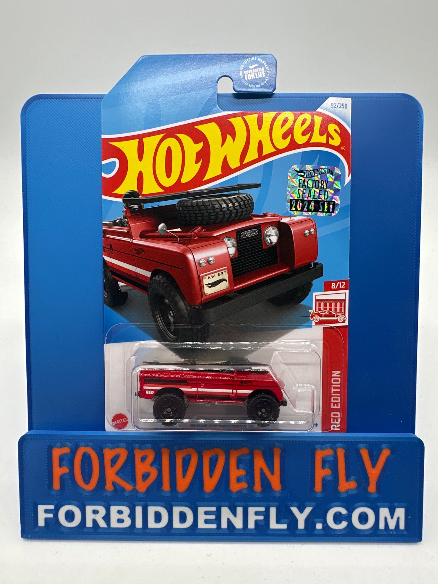 Hot Wheels Mainline - 2024 Factory Sticker - Target Red Edition - Land Rover Series II