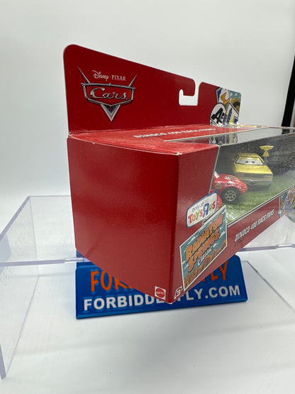 Disney Pixar Cars Movie - Toys R Us Exclusive Radiator Springs Classic Series - Dinoco 400 Race Fans 3 Car Gift Pack Set