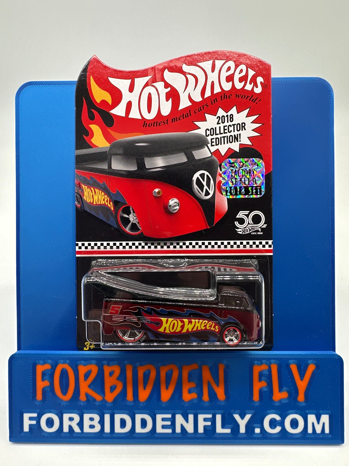 Hot Wheels Mail In - 2018 Factory Sticker Collector Edition #5 - Volkswagen Drag Truck