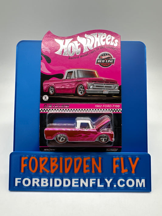 Hot Wheels RLC Red Line Club - 2023 Release - Pink Party Car - 1962 Ford F100