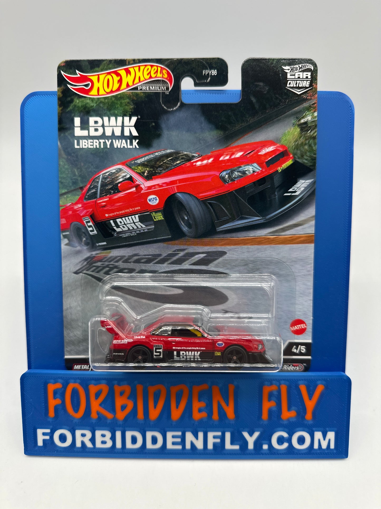 Hot Wheels Car Culture - Mountain Drifters Premium Series Single - #4/5 LB-ER34 Super Silhouette Nissan Skyline