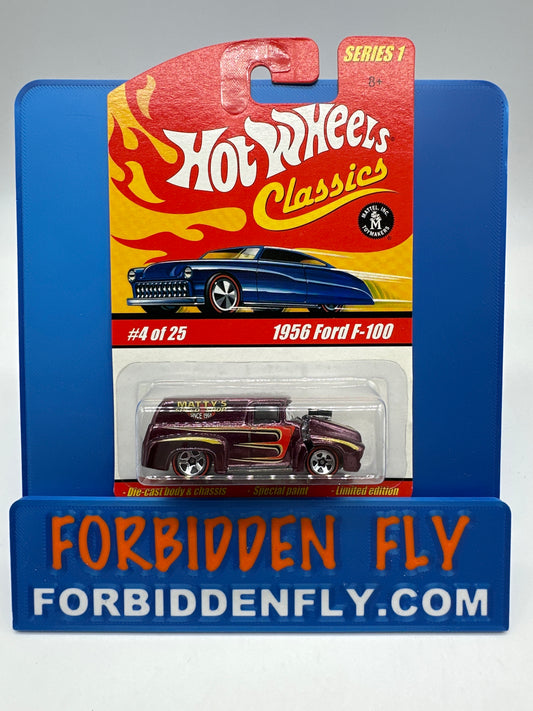 Hot Wheels Classics - Series 1 #4 of 25 - Purple 1956 Ford F-100
