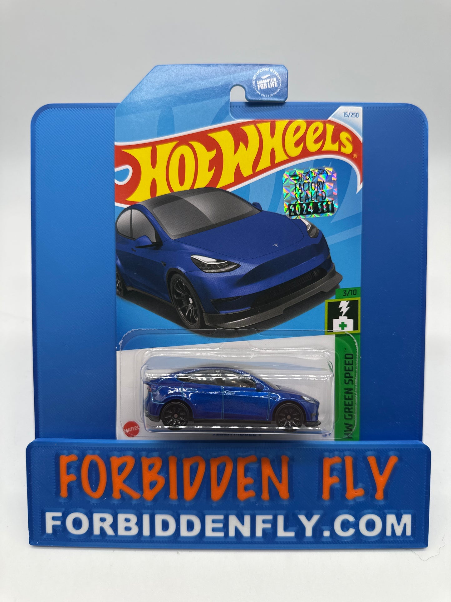 Hot Wheels Mainline - Factory Stickered 2024 - Tesla Model Y - Lot Of 2
