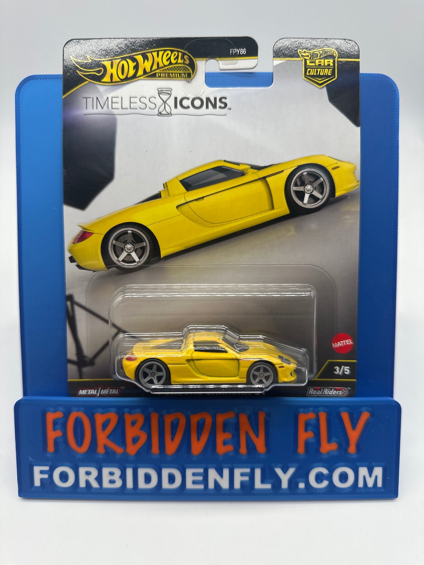Hot Wheels Car Culture Premium - Timeless Icons Series Single - #3/5 - Porsche Carrera GT