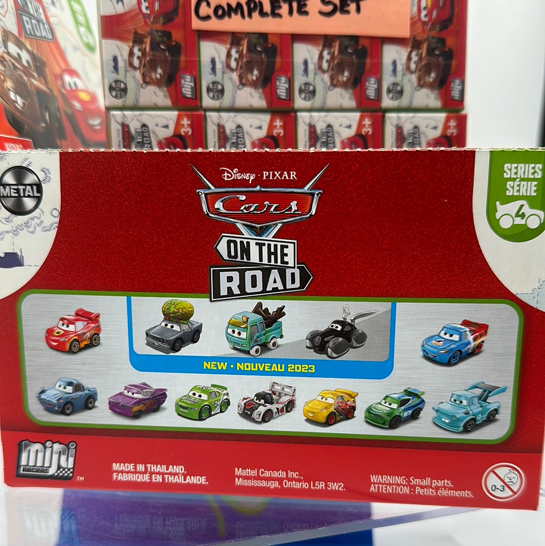 Disney Pixar Cars Movie Metal Mini Racers - 2023 Series 4 - Complete set of 12 (unopened)