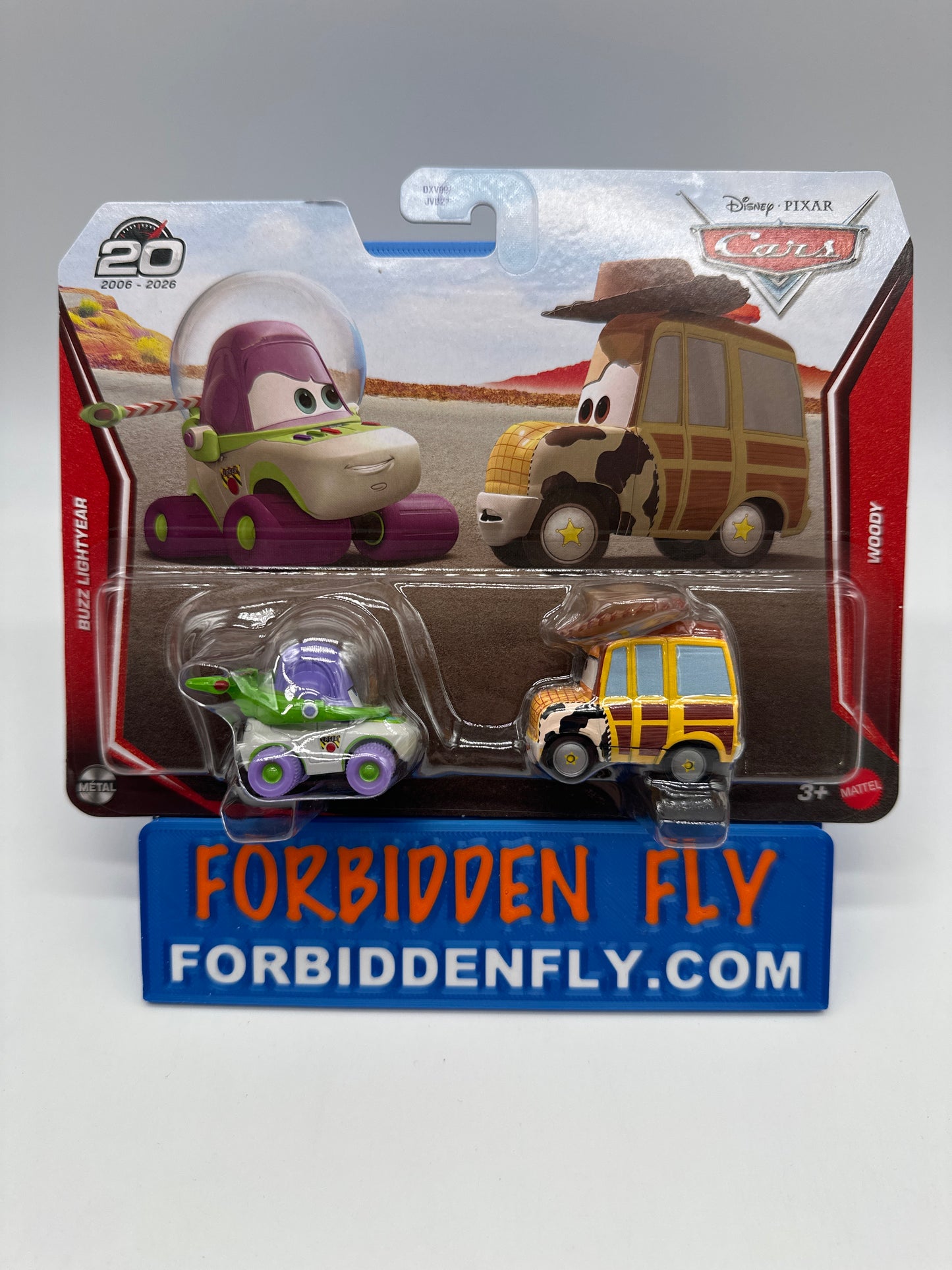 Disney Pixar Cars 2026 - 20 Year Anniversary Release (Two) 2 Pack - Toy Story Buzz Lightyear & Woody