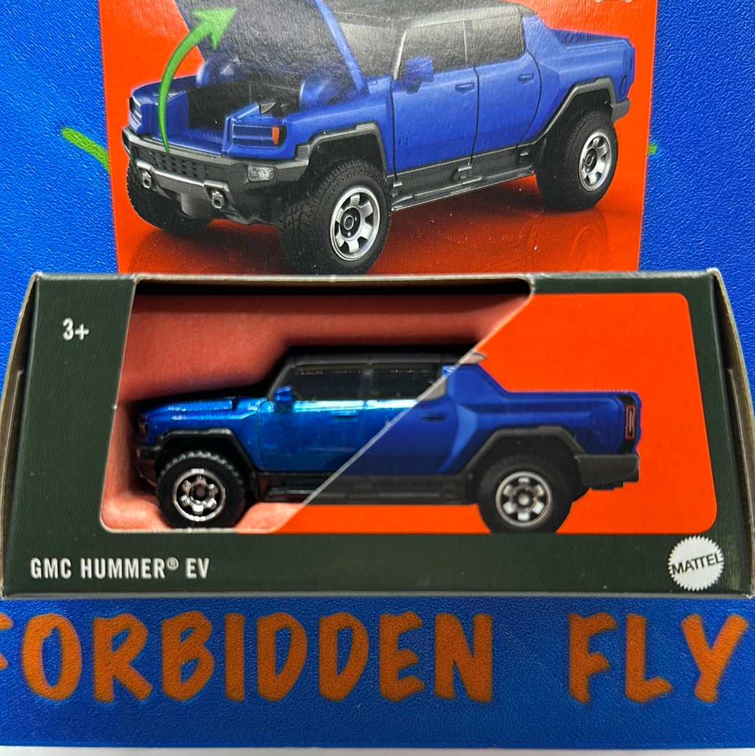 Fly Model Hummer Matchbox Moving Parts Series - GMC Hummer EV - Blue – Forbidden Fly