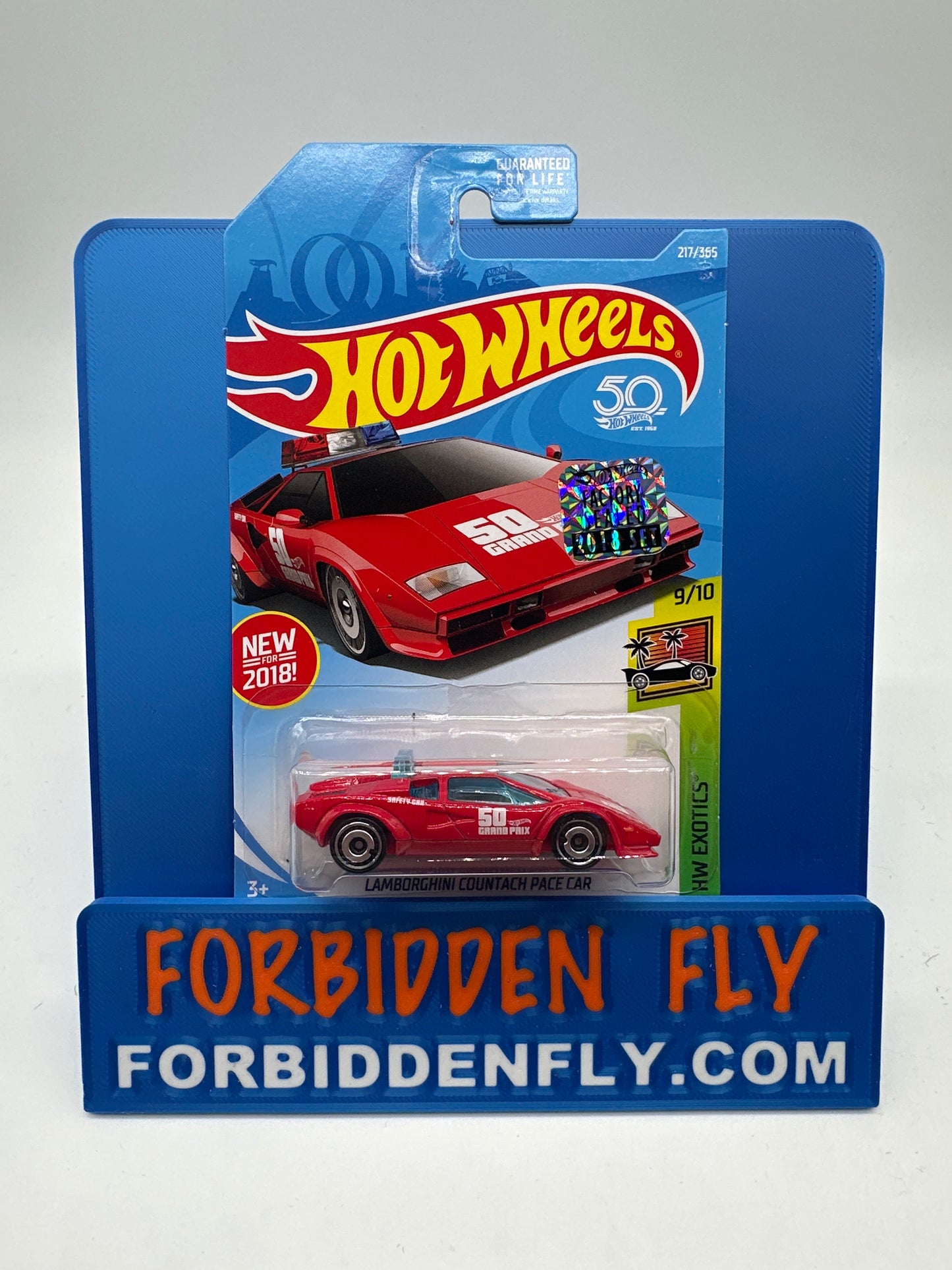 Hot Wheels Mainline - Factory Stickered 2018 - Lamborghini Countach Pace Car - Lot Of 2