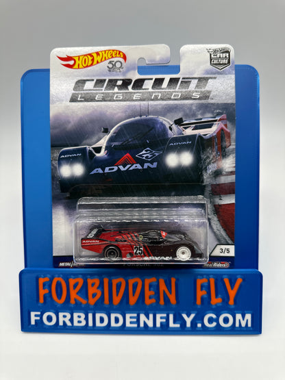 Hot Wheels Car Culture Premium - Circuit Legends Series Single - #3/5 - Porsche 962 - Advan Livery