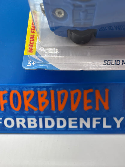 Hot Wheels Mainline - Factory Stickered 2018 - Exclusive Zamac Edition #1/18 - Solid Muscle *Cracked Blister*