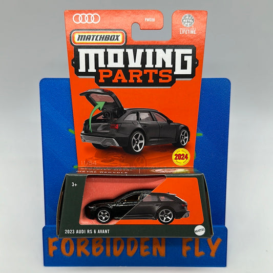 Matchbox Moving Parts Series - Black 2023 Audi RS 6 Avant