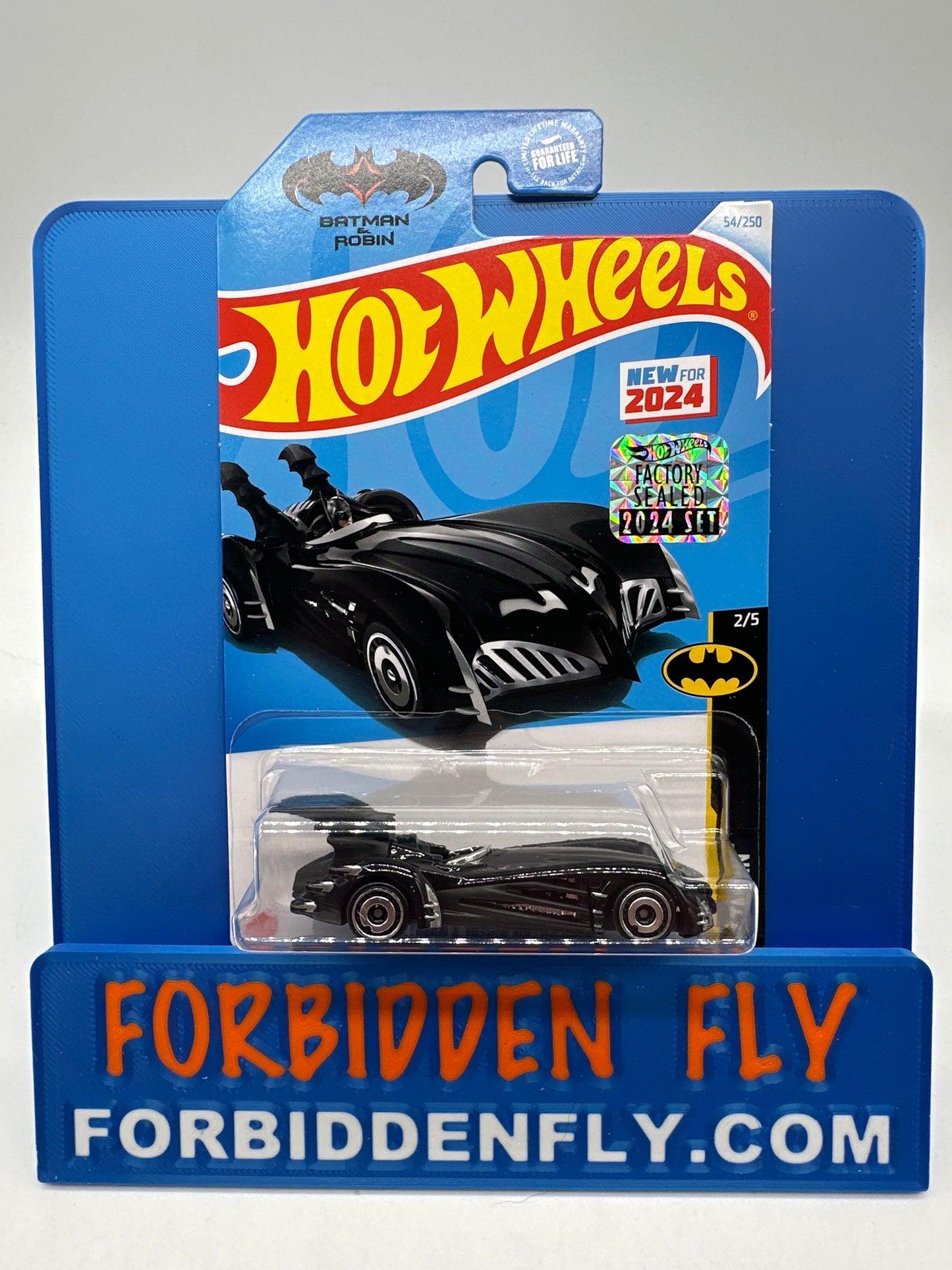 Hot Wheels Mainline - Factory Stickered 2024 - Batman & Robin Batmobile - Lot Of 2