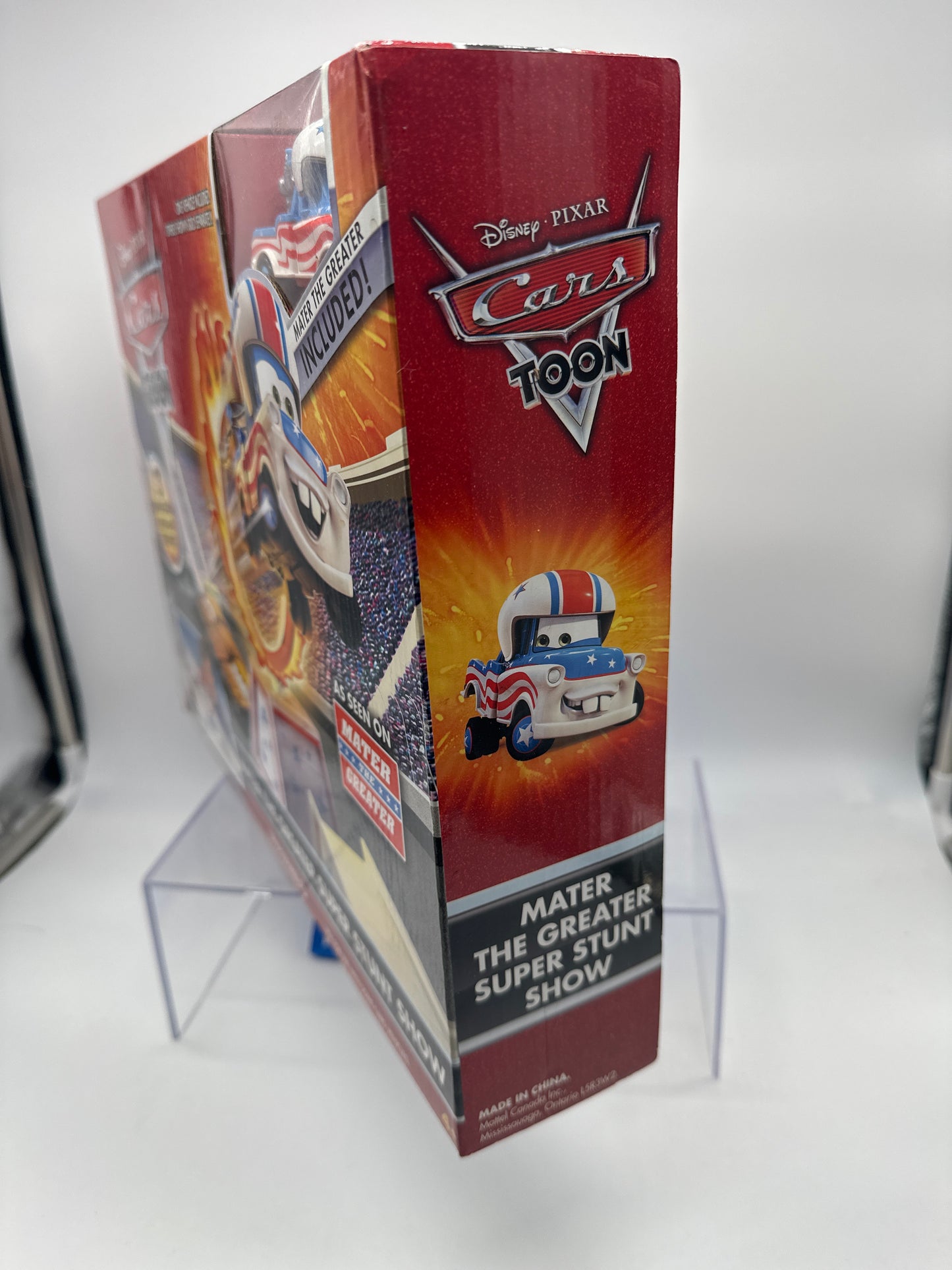 Disney Pixar Cars Movie - Toon Series - Mater the Greater Super Stunt Show Playset