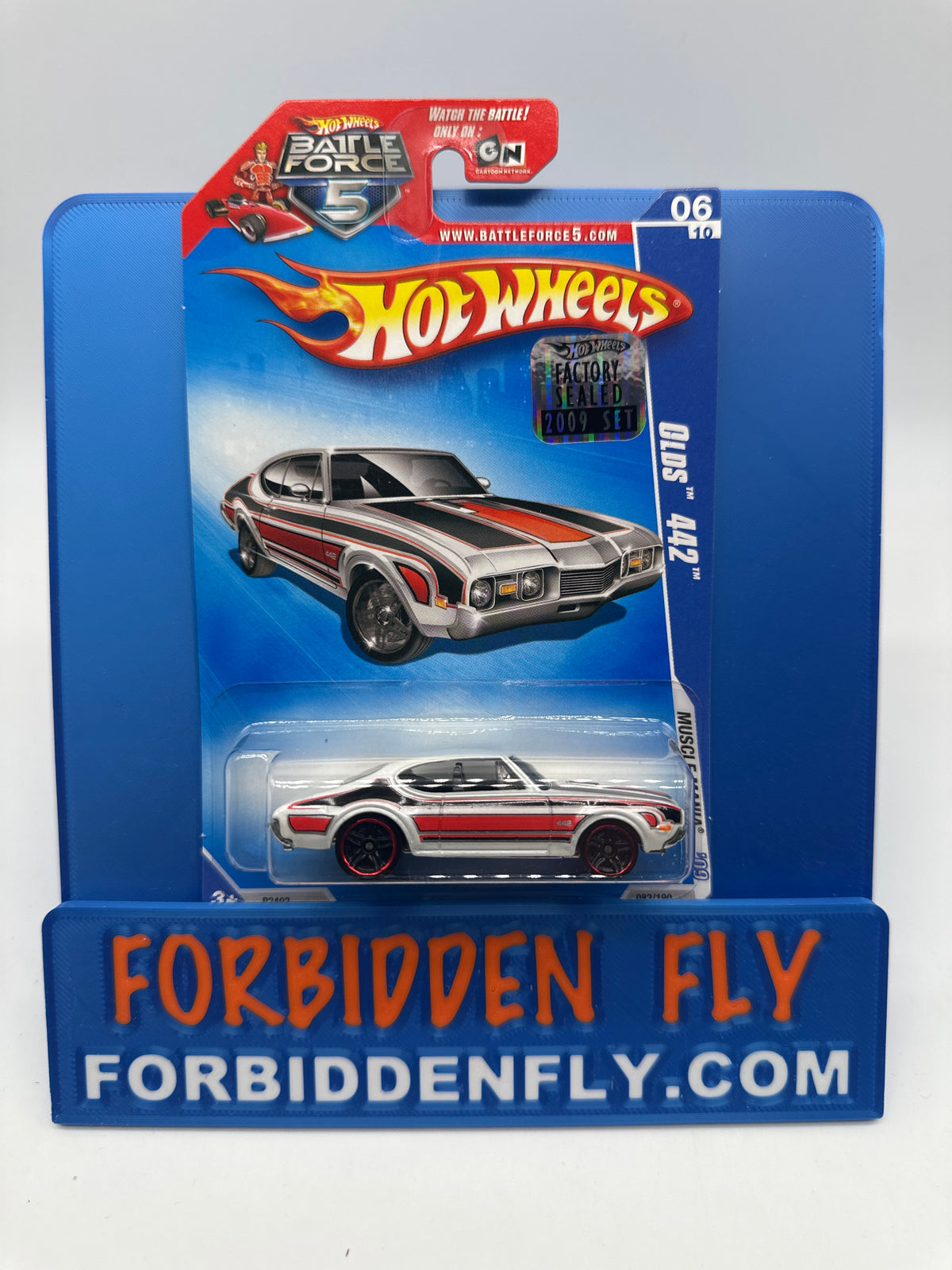 Hot Wheels Mainline - 2009 Factory Stickered - Muscle Mania Series - Olds 442 - Lot Of 3