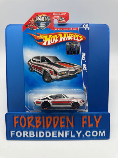 Hot Wheels Mainline - 2009 Factory Stickered - Muscle Mania Series - Olds 442 - Lot Of 3