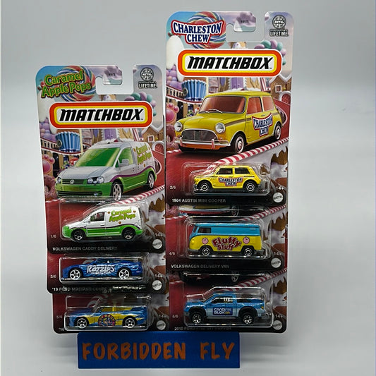 Matchbox Mainline - 2024 Candy Series - Mix 2 - Complete Set of 6