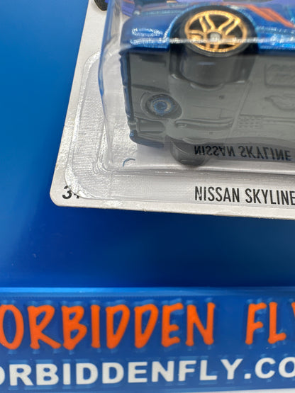 Hot Wheels Mainline - 2014 HW Workshop Series - Nissan Skyline GT-R (R34) - Blue