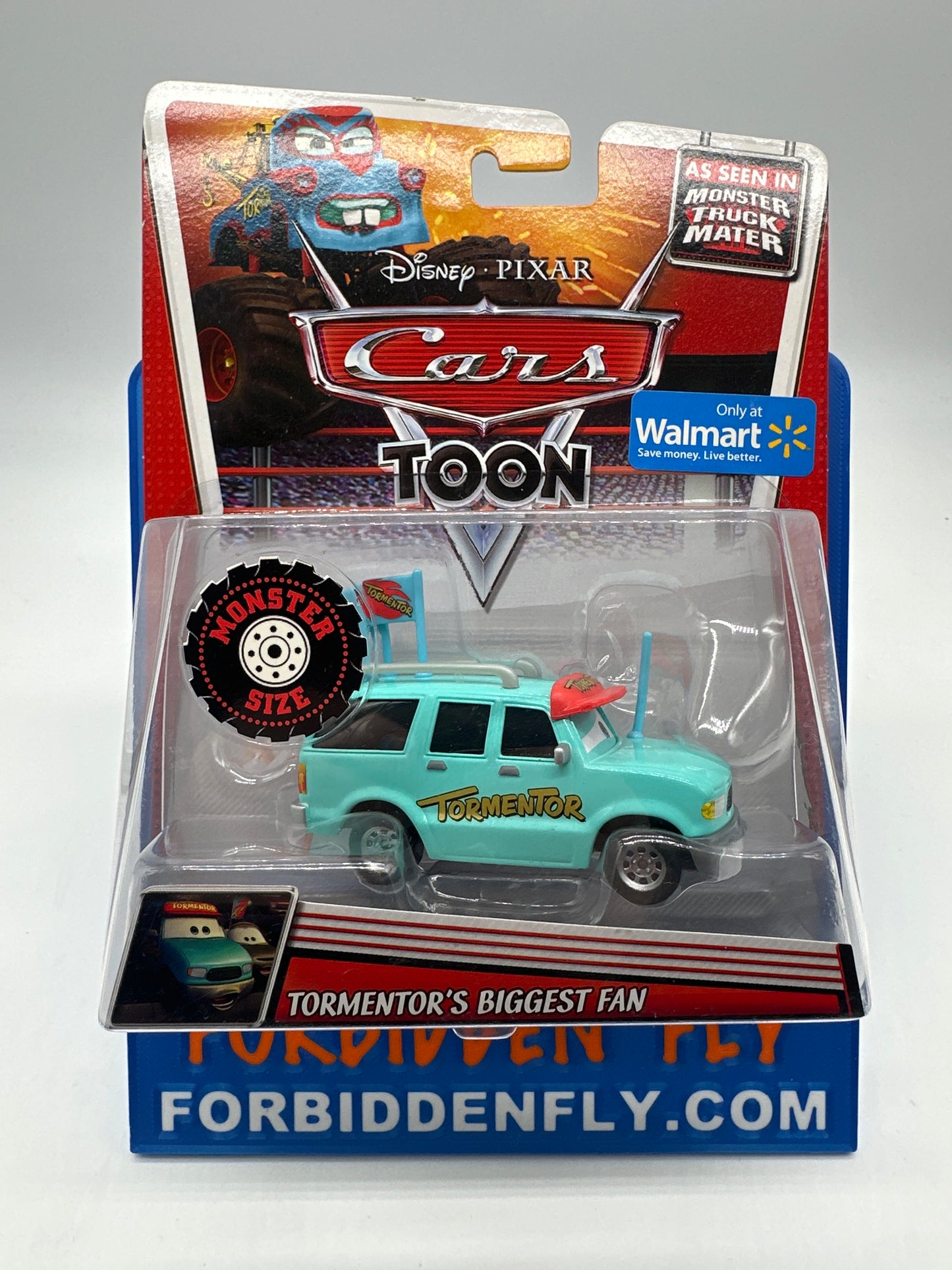 Disney Pixar Cars Movie - Toon Series - Walmart Exclusive Monster Size (Deluxe) Tormentor’s Biggest Fan