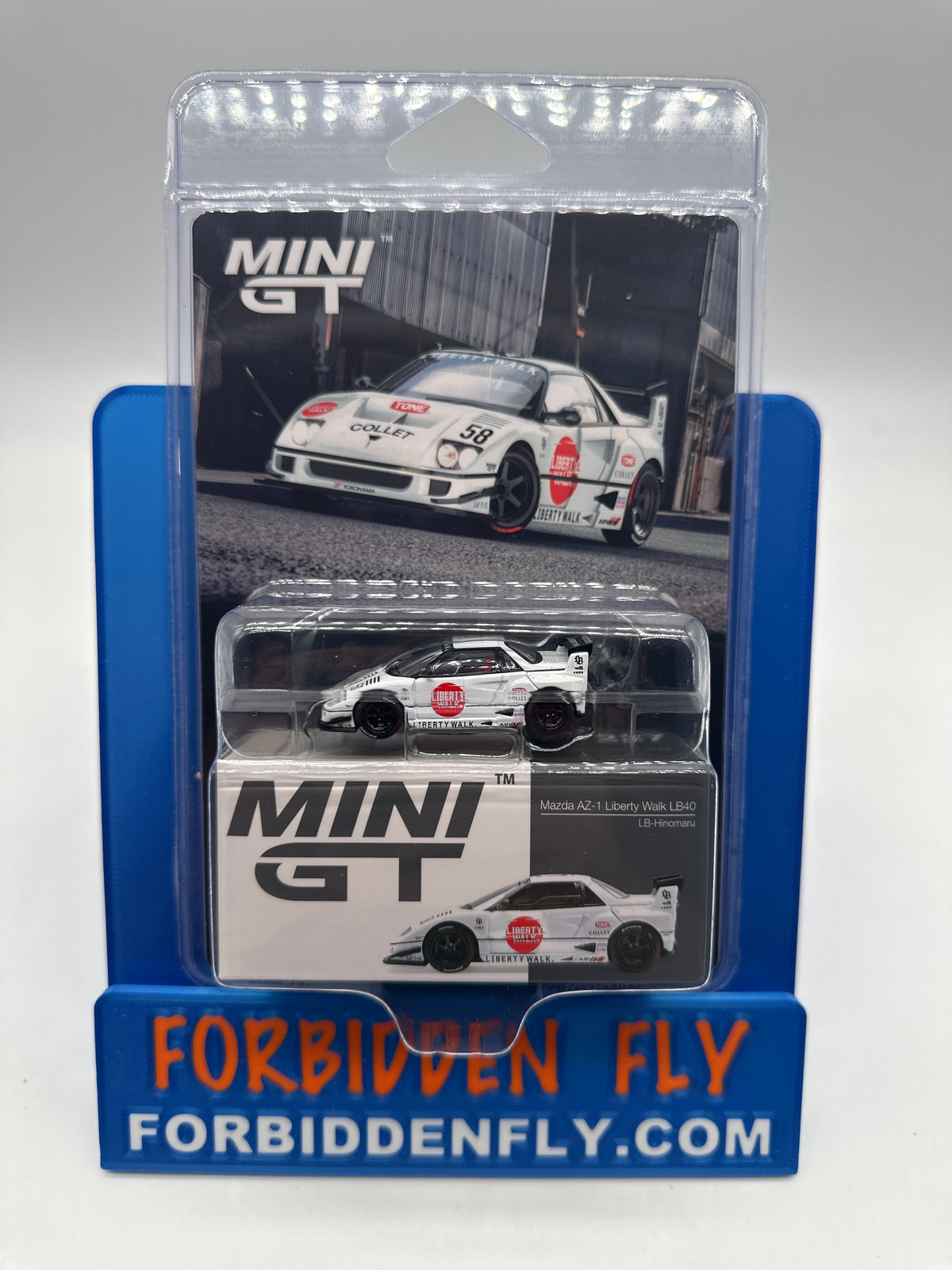Mini GT Regular Release #1227 - Mazda AZ-1 Liberty Walk LB40 - LB-Hinomaru