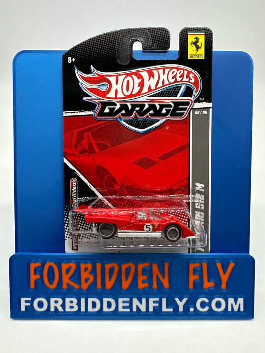 Hot Wheels Premium - HW Garage Series (Ferrari) - Red Ferrari 512 M (#6/6)