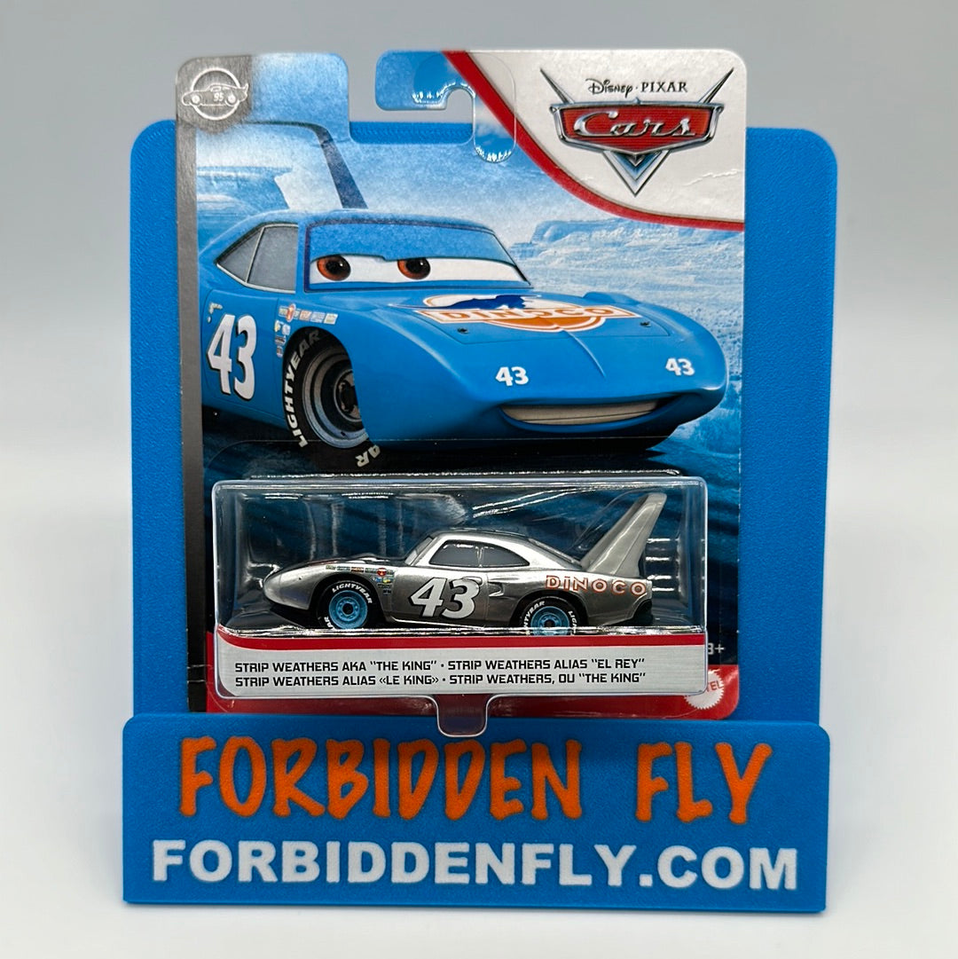 Disney Pixar Cars Movie - Silver Collection Release Series - Silver Strip Weathers aka “The King”