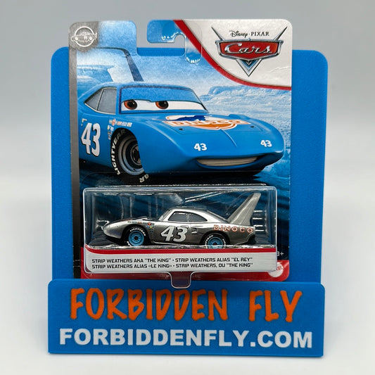 Disney Pixar Cars Movie - Silver Collection Release Series - Silver Strip Weathers aka “The King”