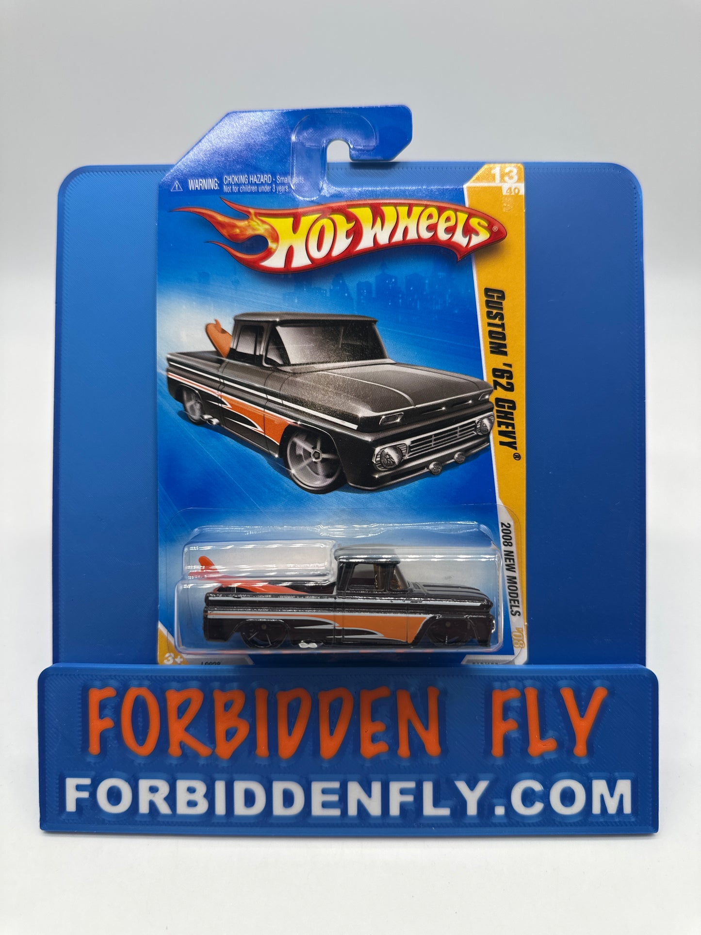 Hot Wheels 2008 Mainline - 2008 New Models Series - Custom ‘62 Chevy - Black