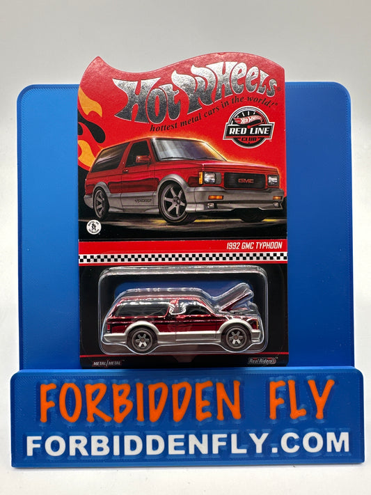 Hot Wheels RLC Red Line Club - 2025 Release - 1992 GMC Typhoon - Red