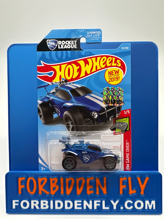 Hot Wheels 2020 Factory Stickered- Rocket League - Octane - Blue